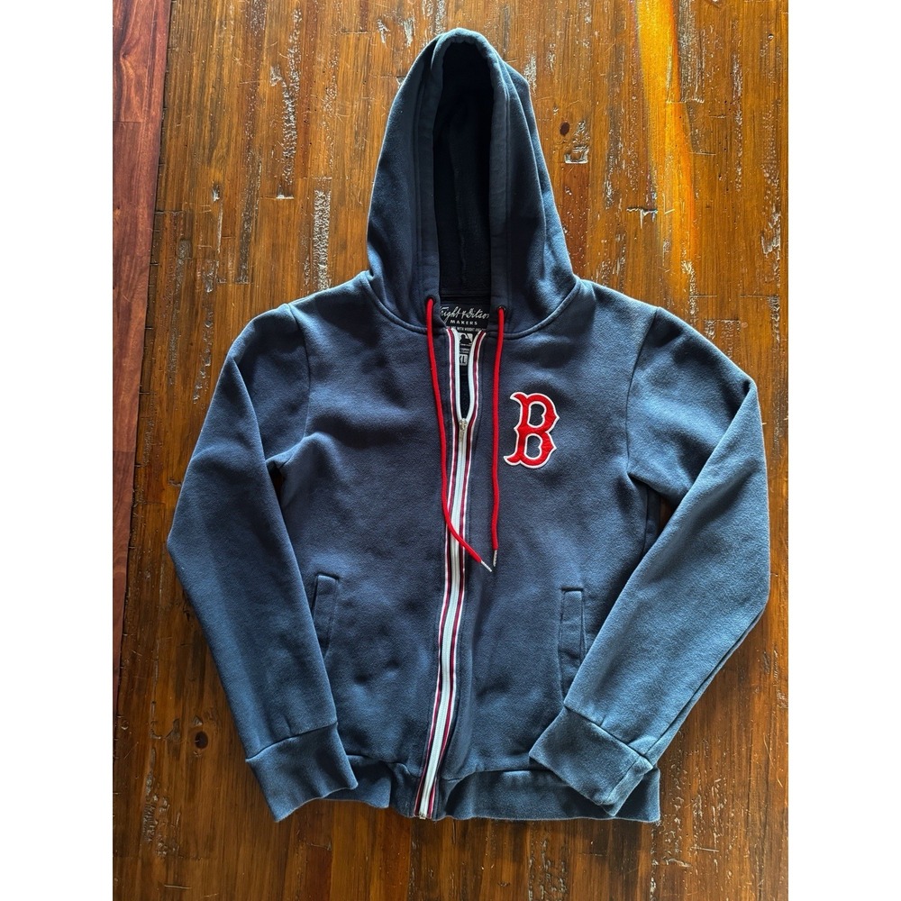 Boston Red Sox Hoodie Youth XL‎ Blue Wright & Ditson Full Zip MLB